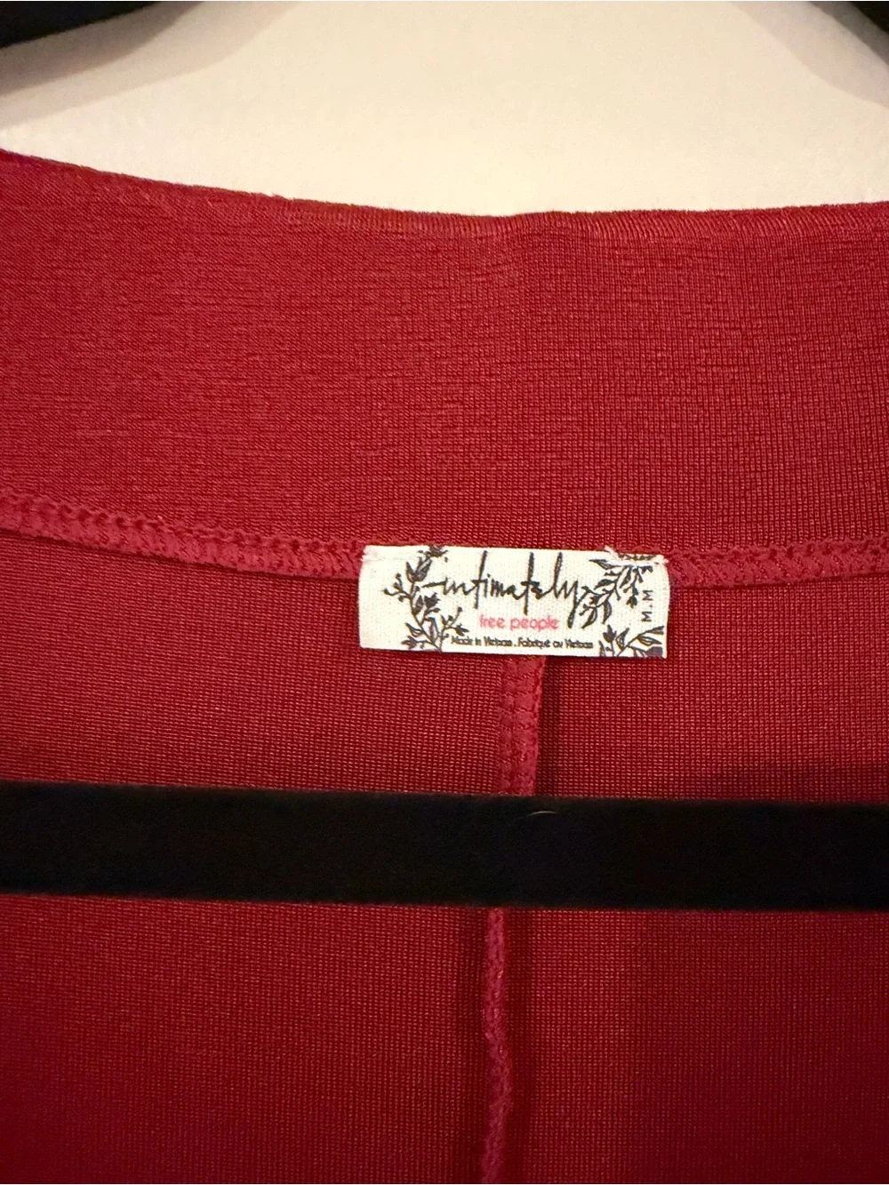 Free People Intimately Running Late Slinky Cowl Neck Top Medium